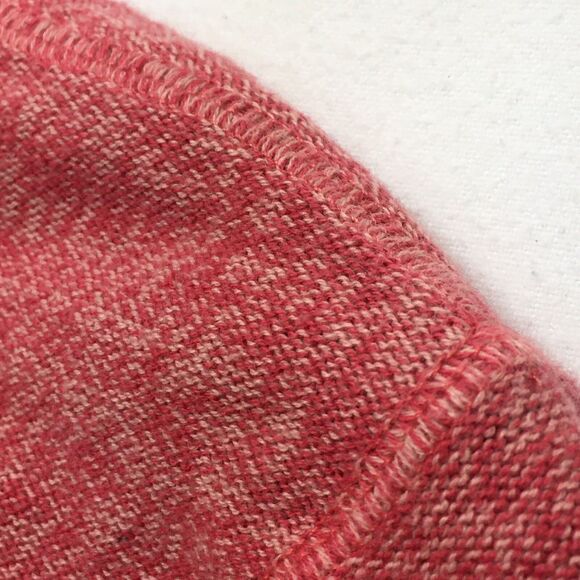 J McLAUGHLIN Sweater Men's L Candy Cane Red Crew Neck Pullover Speckled Cotton - Picture 6 of 16